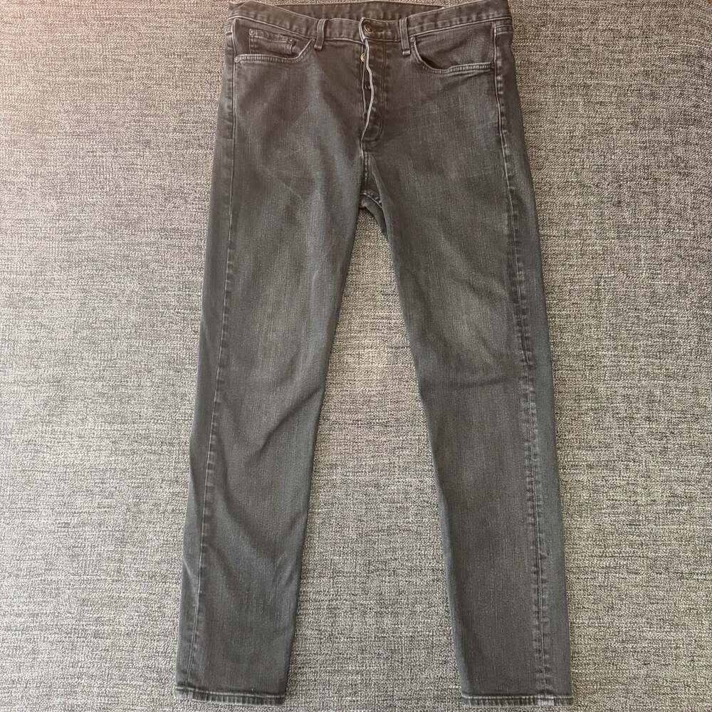 Rag & Bone Fit 2 Slim Black Denim Jeans Size 36